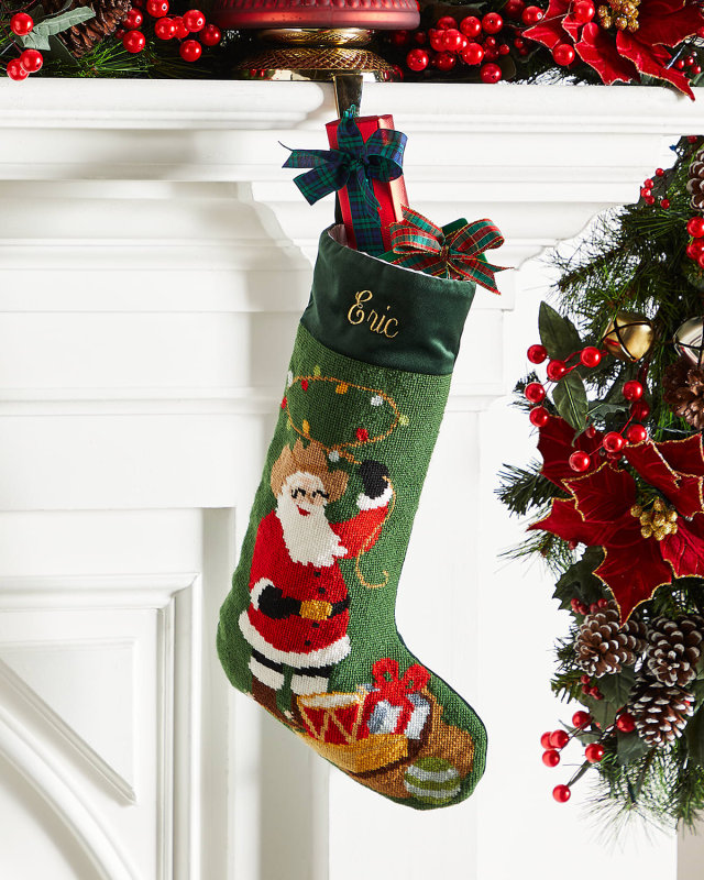 "The HoHo HeeHaw" Christmas Stocking, Personalized