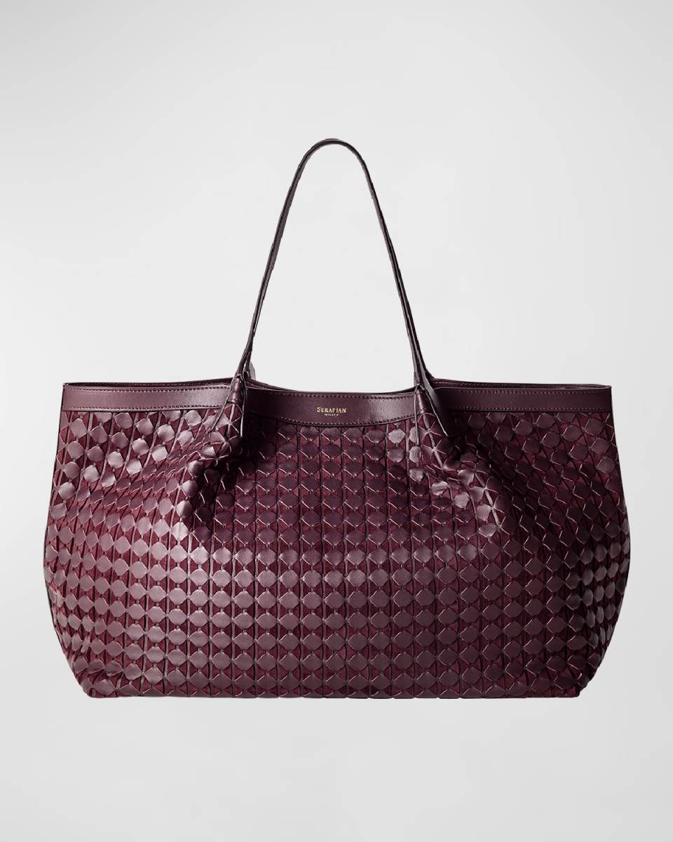 Secret Mosaic Leather Tote Bag