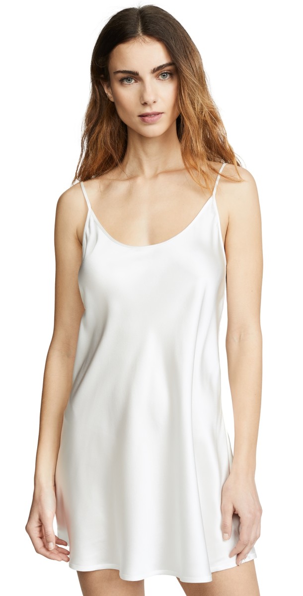 La Perla Silk Chemise White