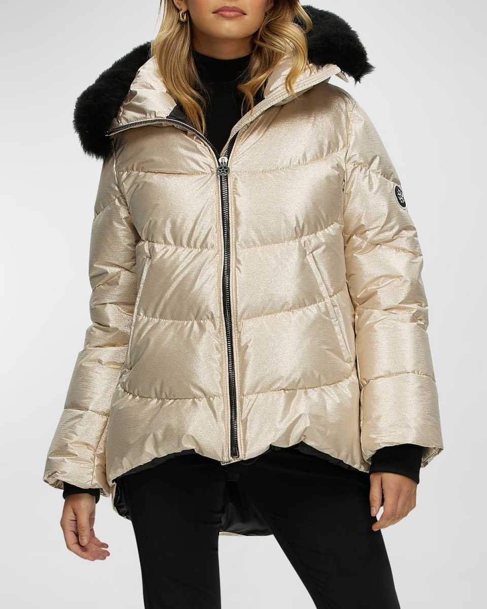 Apres-Ski Jacket With Detachable Toscana Lamb Shearling Hood Trim
