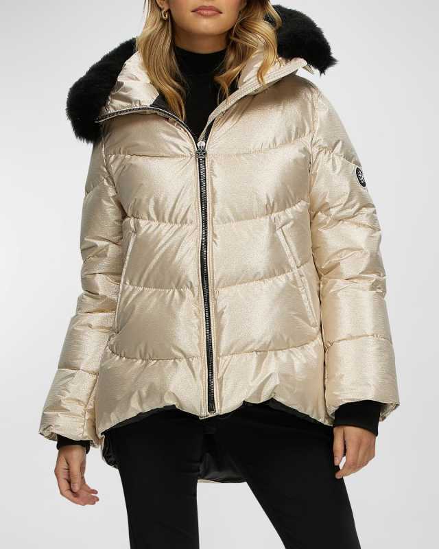 Apres-Ski Jacket With Detachable Toscana Lamb Shearling Hood Trim