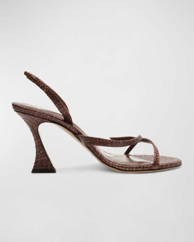 Tita Bell Raffia Slingback Sandals