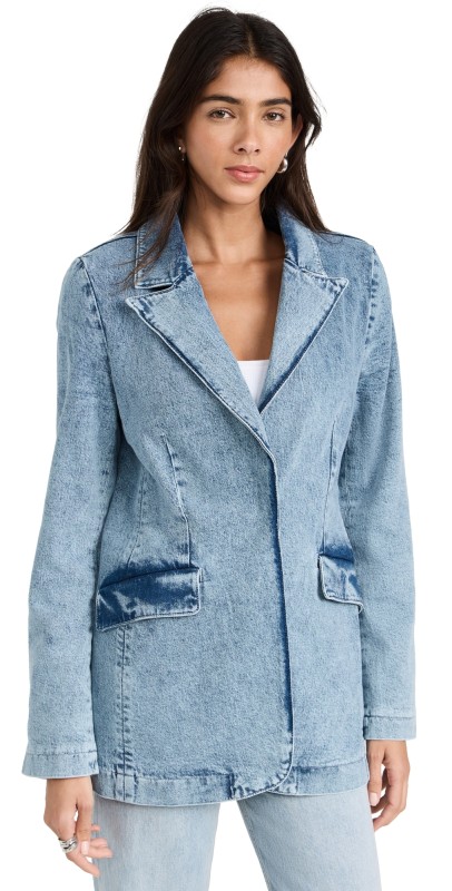 Good American Denim Blazer indigo554