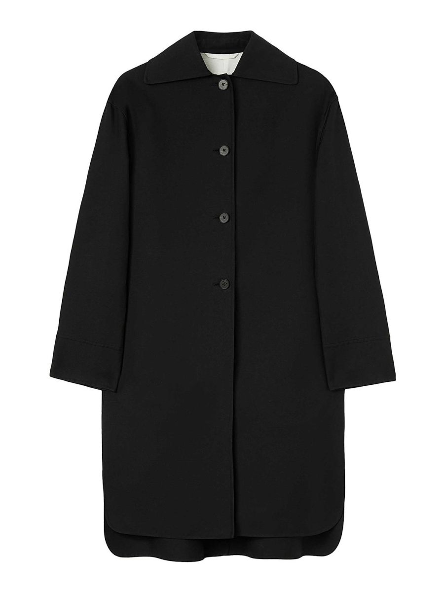 Jil Sander Manteau Court - Noir