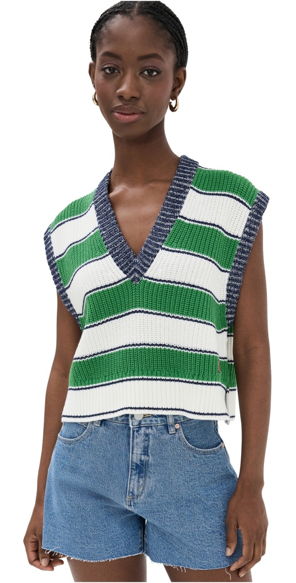 STAUD Americana Sweater Bungalow Stripe