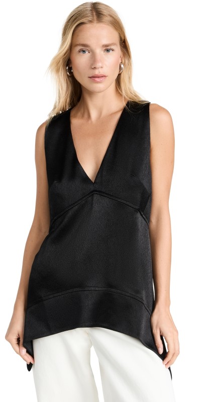 Proenza Schouler White Label Liz Top Black