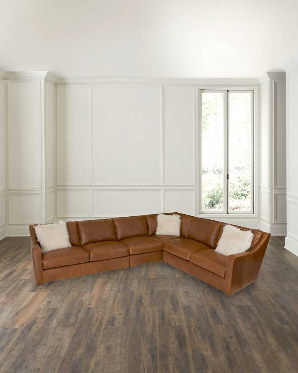 Ventura 4-Piece Leather Sectional