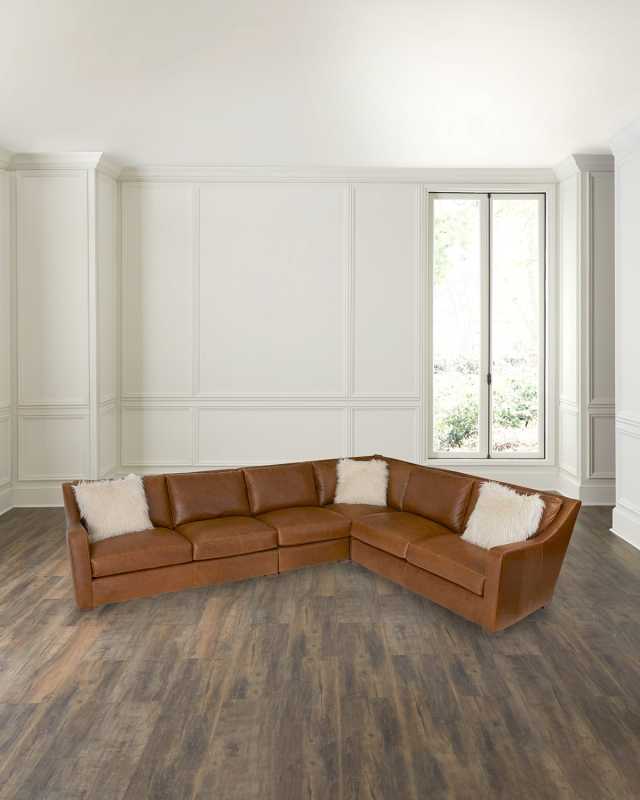Ventura 4-Piece Leather Sectional