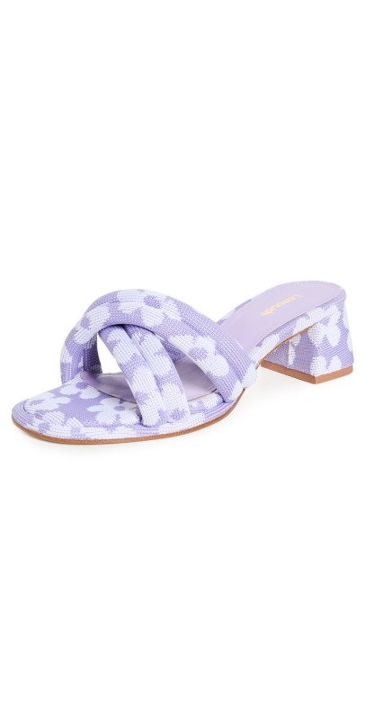 Larroude Laguna Sandals Lilac
