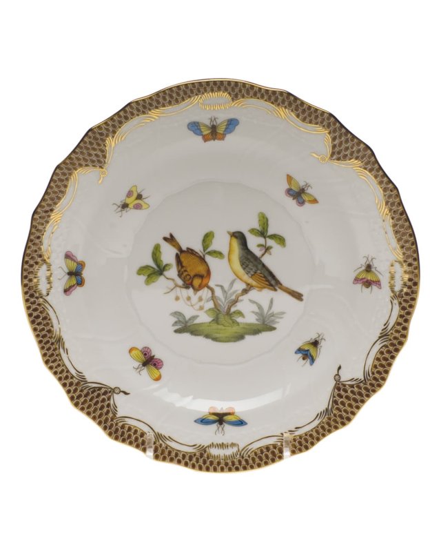 Rothschild Bird Brown Motif 07 Salad Plate