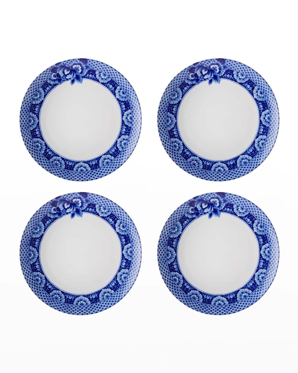 Blue Ming Dinner Plates, Set of Four