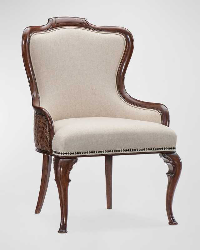 Charleston Upholstered Arm Chairs, Set of 2