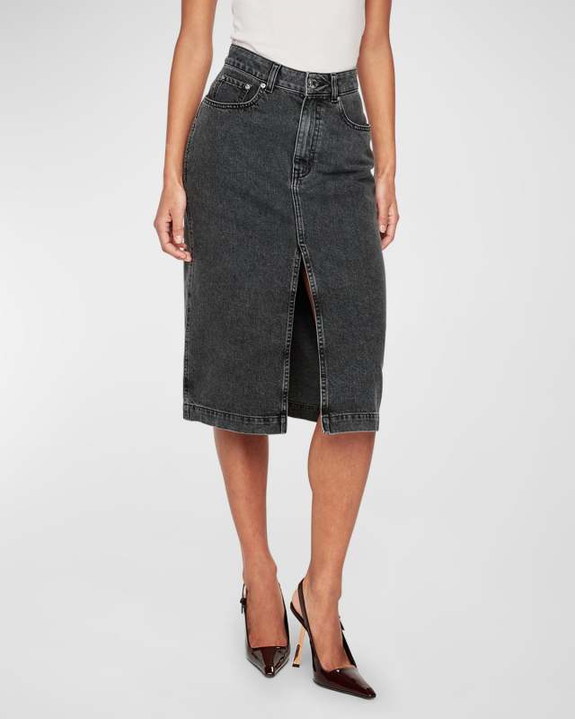 Lexie Denim Midi Skirt