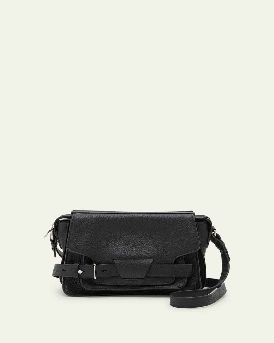 Beacon Saddle Leather Crossbody Bag