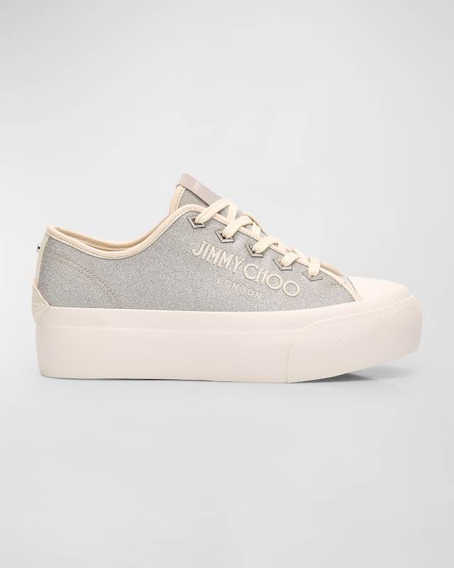 Palma Maxi Shimmer Low-Top Sneakers