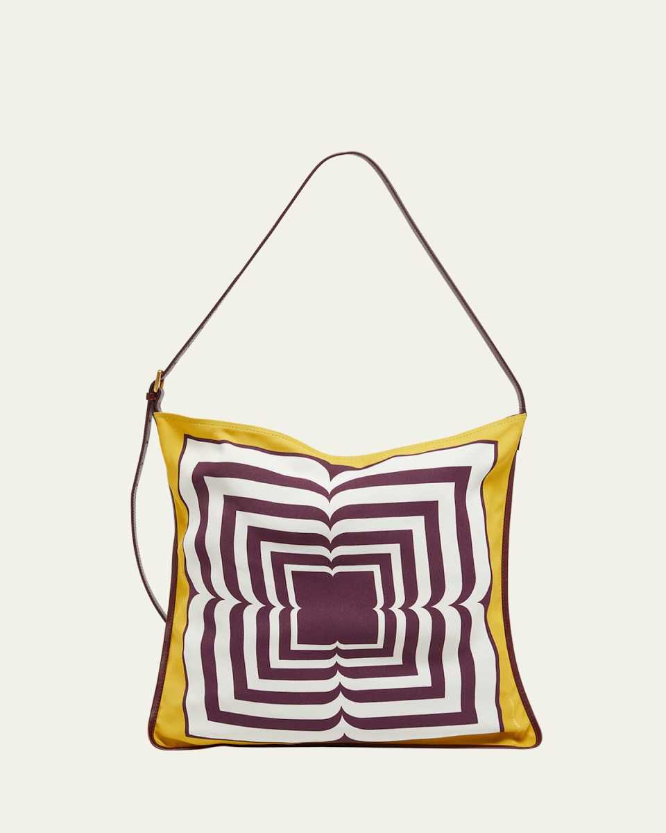 Scarf Pattern Shoulder Bag