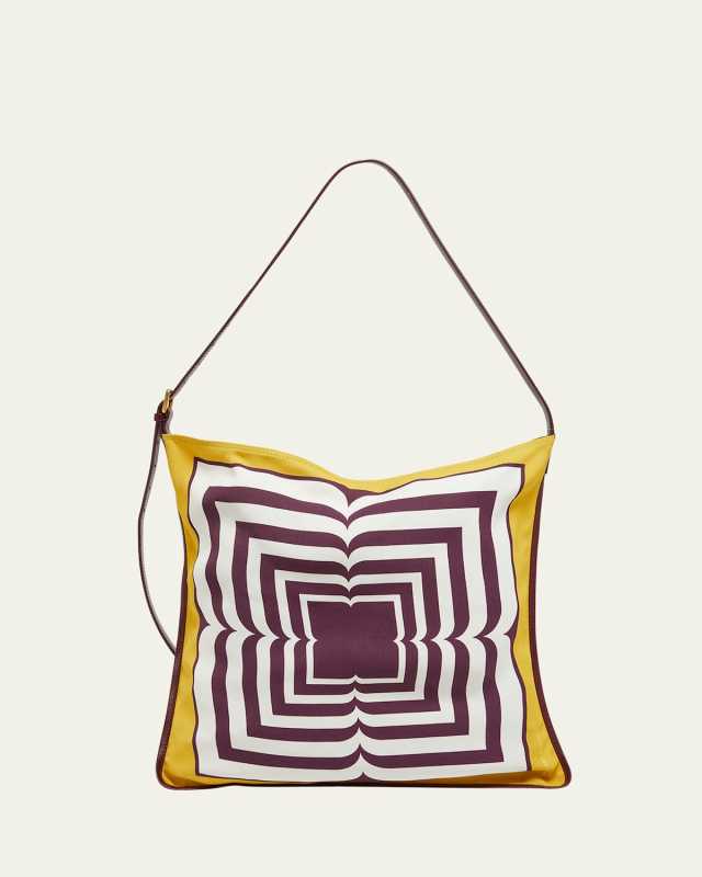 Scarf Pattern Shoulder Bag