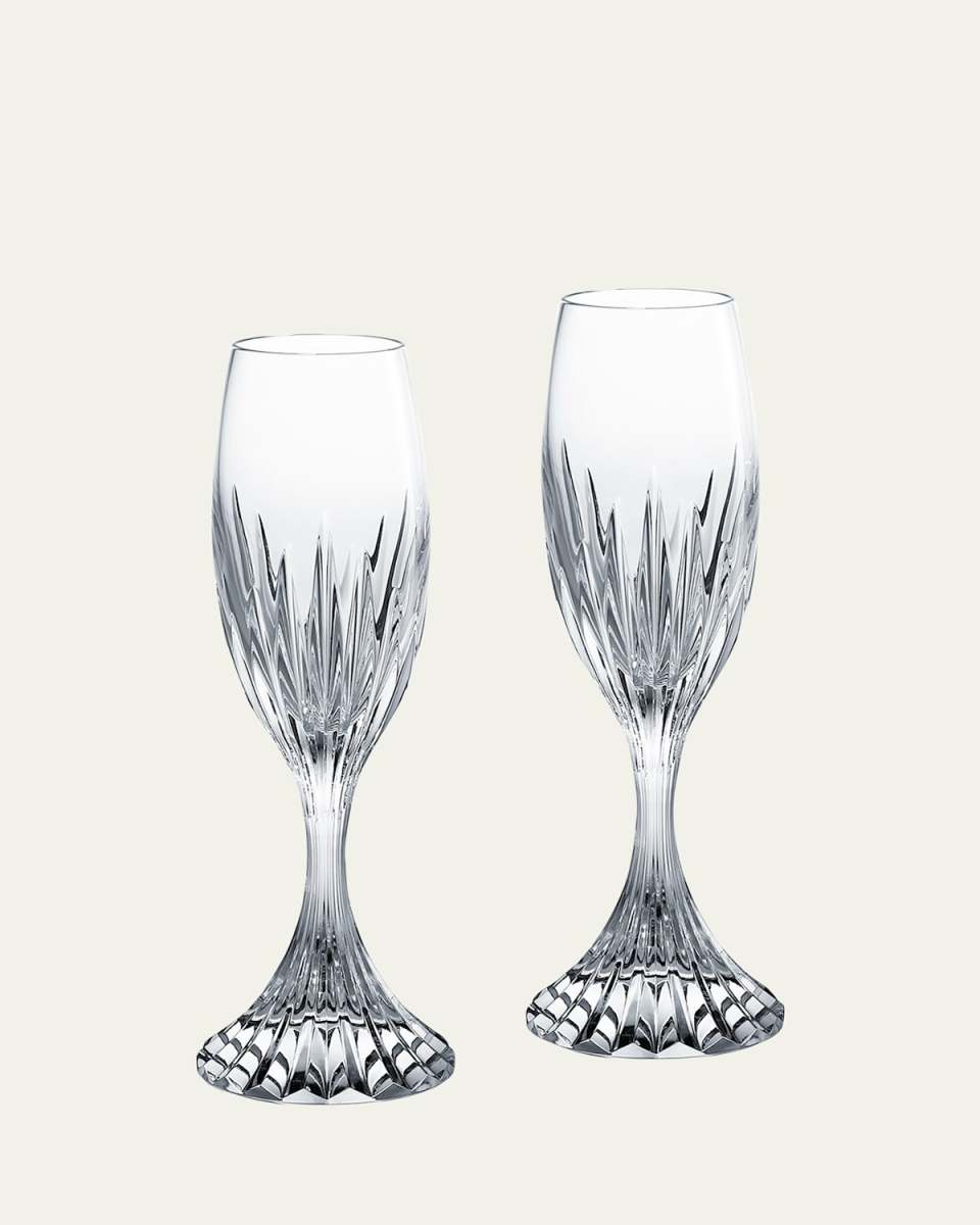 Massena Champagne Flutes, Set of 2
