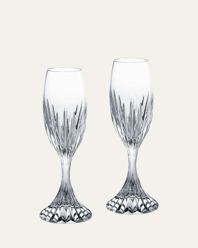 Massena Champagne Flutes, Set of 2