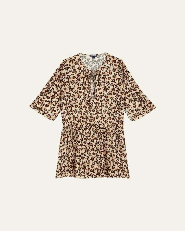 Turtles Leopard Viscose Tunic