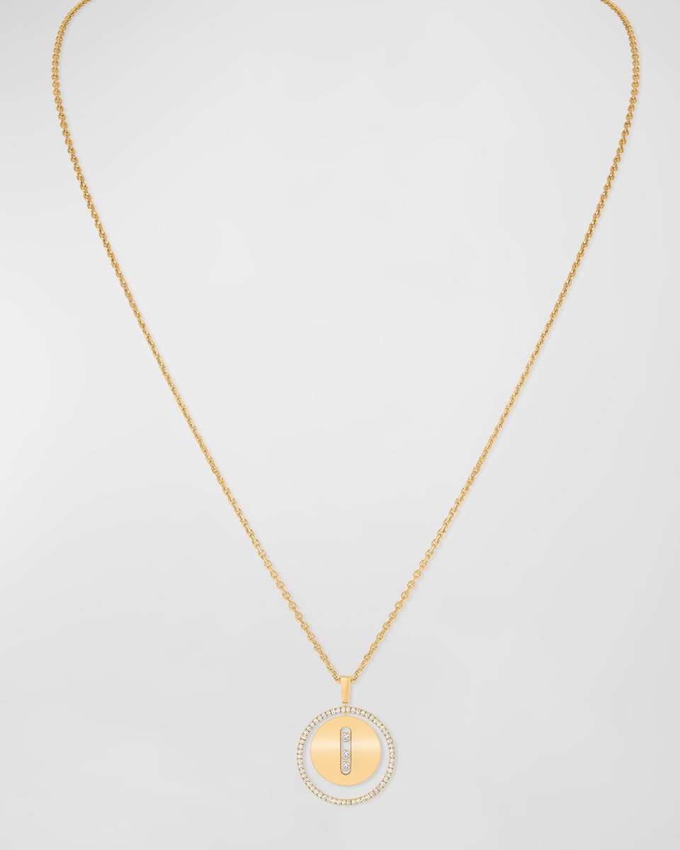 Lucky Move 18K Yellow Gold Diamond Necklace