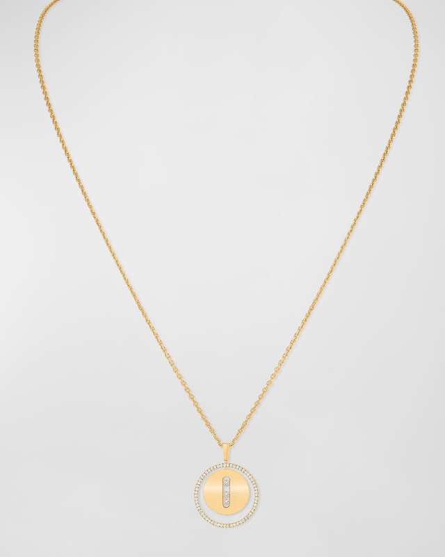 Lucky Move 18K Yellow Gold Diamond Necklace