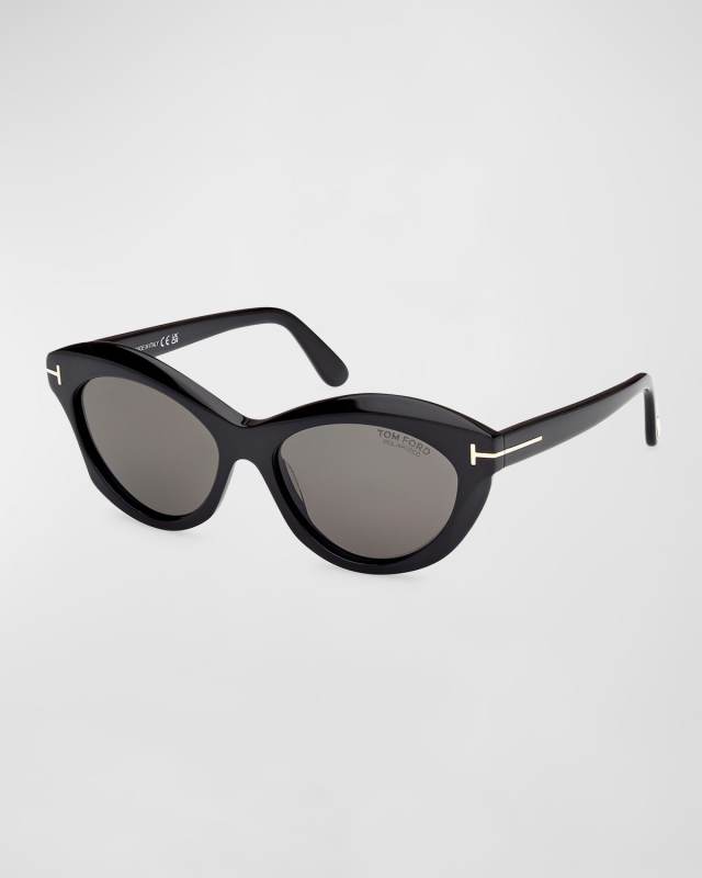 Toni Acetate Oval Sunglasses