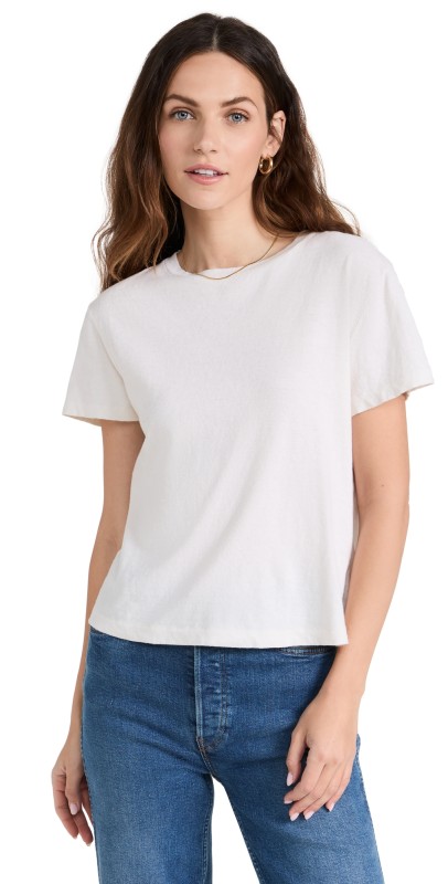 RE/DONE The Classic Tee Washed Black