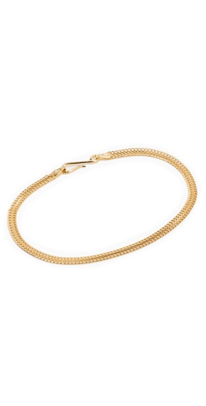 Loren Stewart Mesh Chain Bracelet Gold