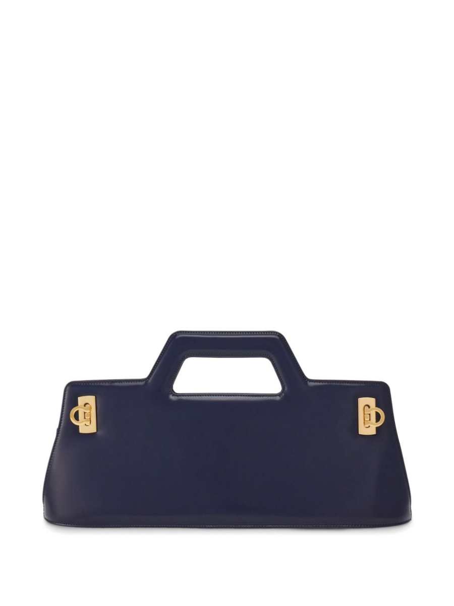 FERRAGAMO Wanda East-West leather bag