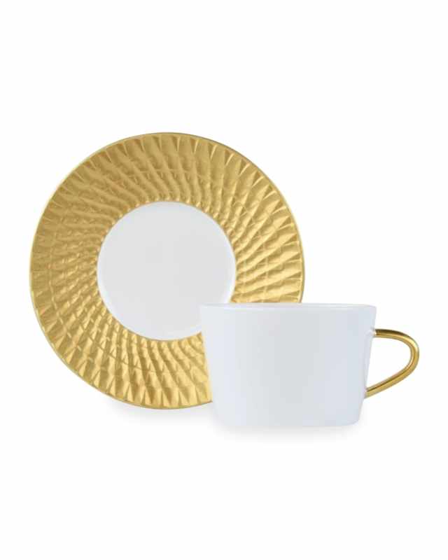 Twist Gold Tea Saucer Only