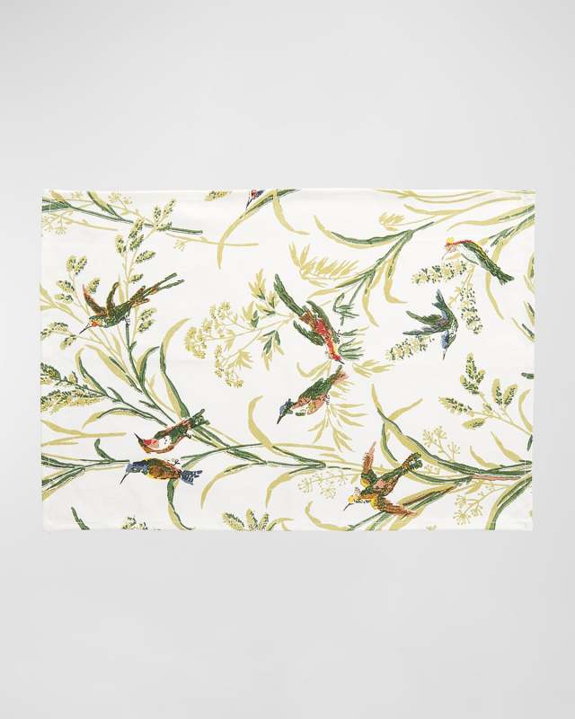 Hummingbird Natural Placemats, Set of 6