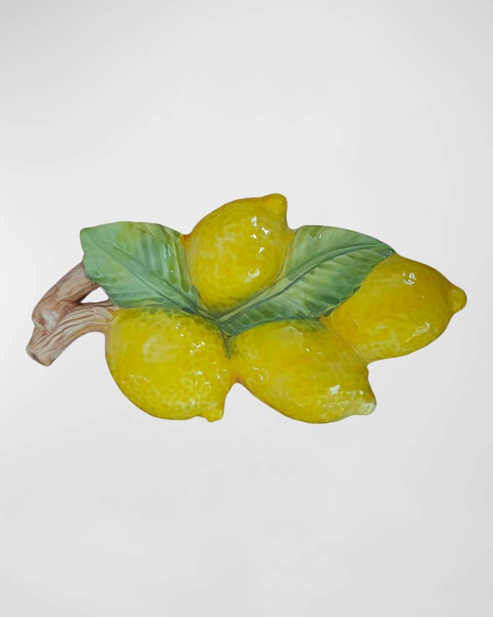 Lemon Handpainted Ceramic Sculpture