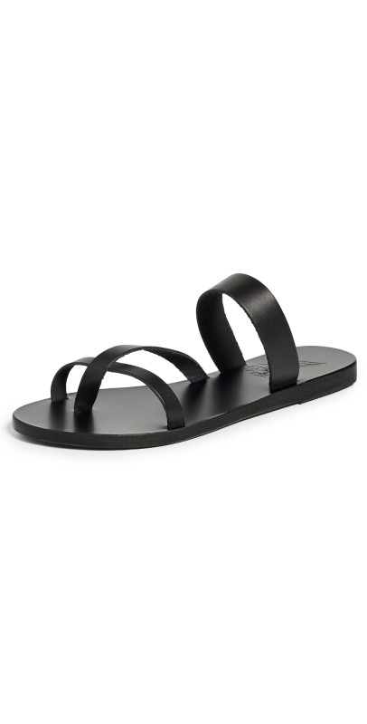 Ancient Greek Sandals Daphnae Sandals Black