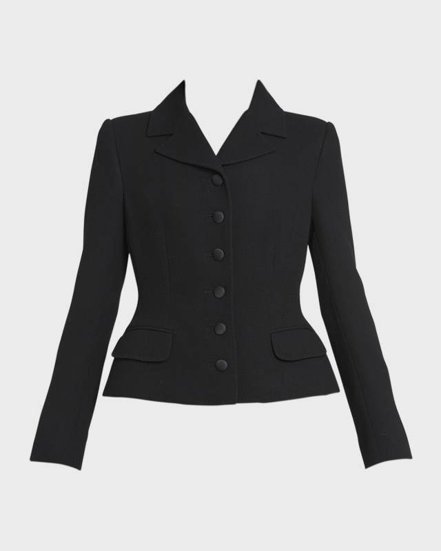 Wool Single-Breasted Jacket