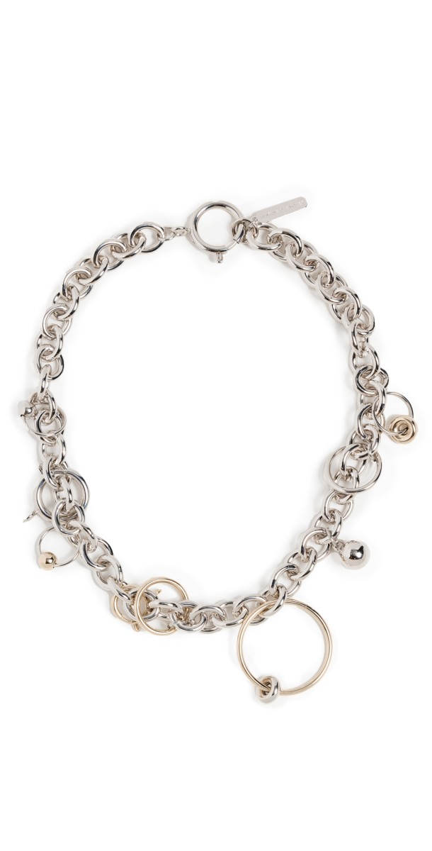 Justine Clenquet Joe Choker Necklace Gold & Palladium