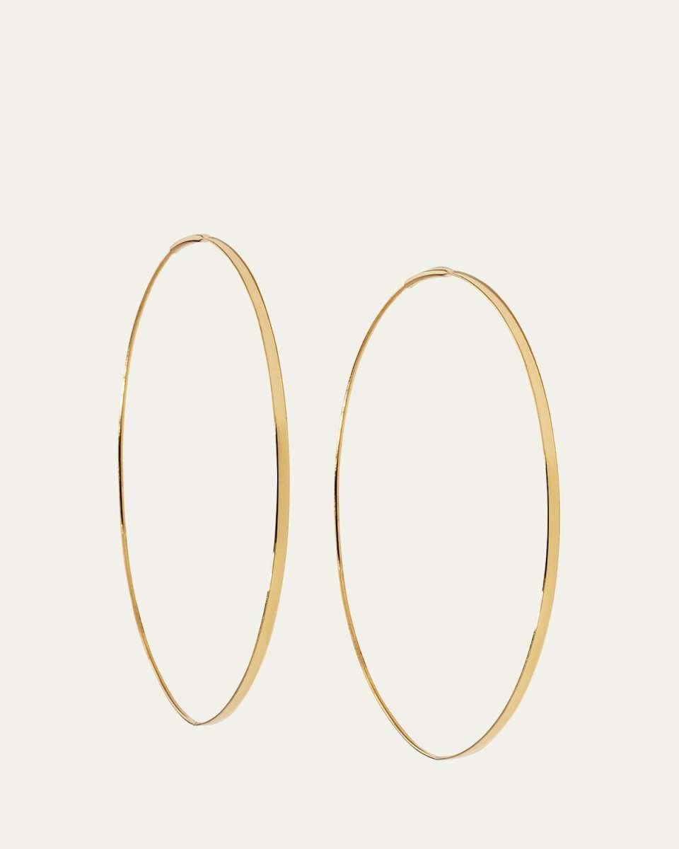Flat Magic 14K Hoop Earrings
