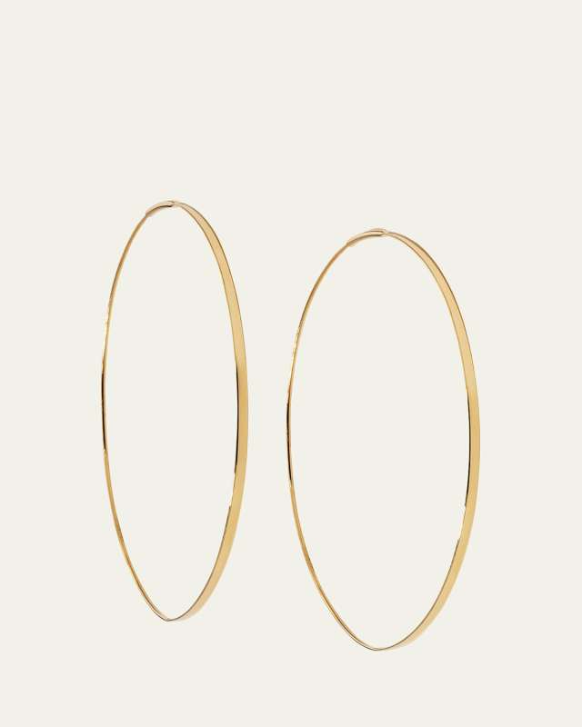 Flat Magic 14K Hoop Earrings