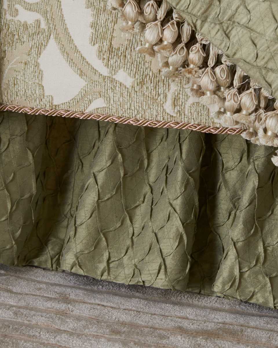 Anastasia Shirred Dust Skirt,