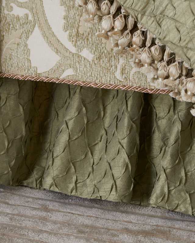 Anastasia Shirred Dust Skirt,