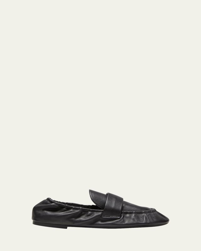 Glove Leather Ballerina Loafers