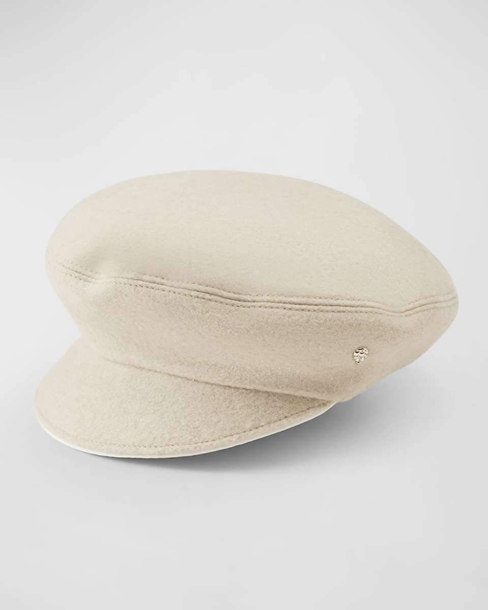 Koro Wool-Blend Baker Boy Cap