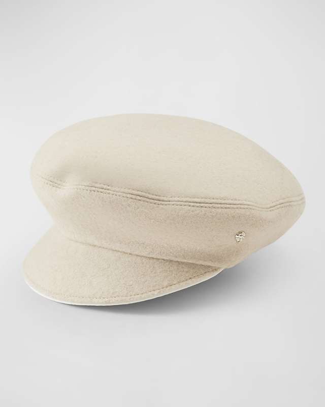 Koro Wool-Blend Baker Boy Cap