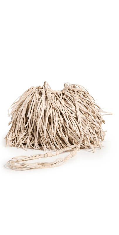 Ulla Johnson Valeria Fringe Crossbody Bag Alabaster