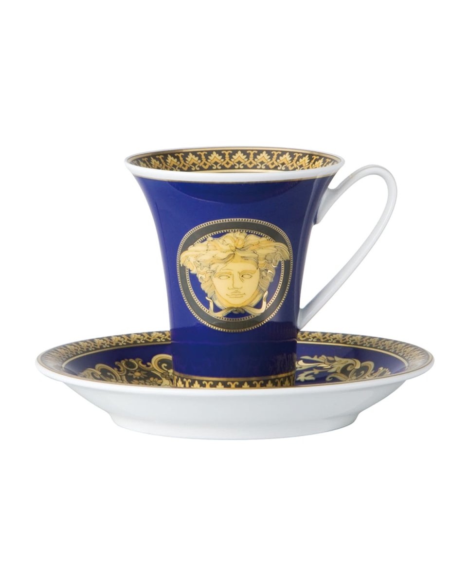 Medusa Blue A. D. Cup & Saucer