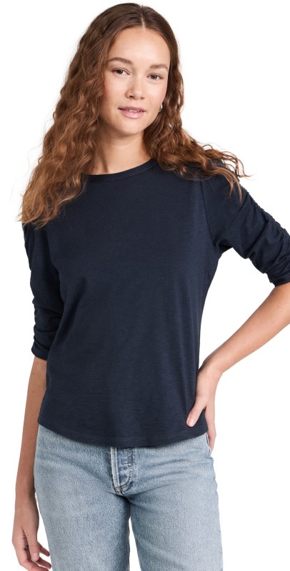 Veronica Beard Jean Waldorf Tee Marine