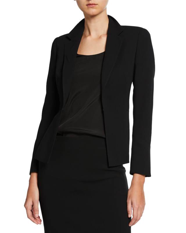 Ocelia Slit Crepe Jacket