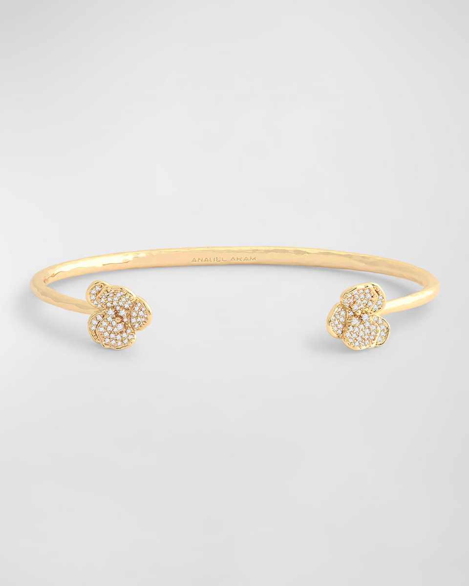 Orchid Pave Bangle