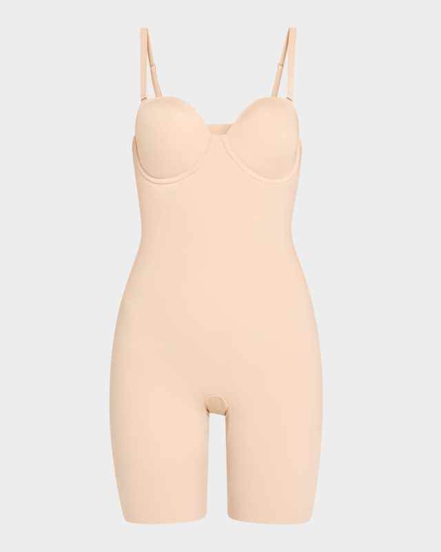 Red Carpet Full-Cup Thigh Shaper Bodysuit