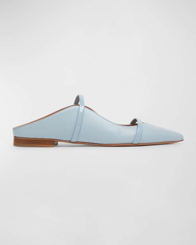 Maureen Leather Dual-Band Ballerina Mules